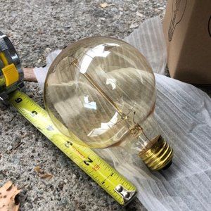 Set of 9 G30 incandescent bulbs